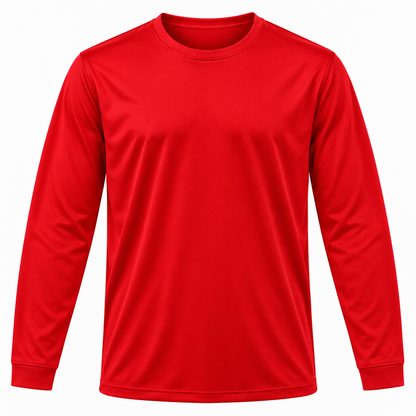 Playera cuello redondo manga larga