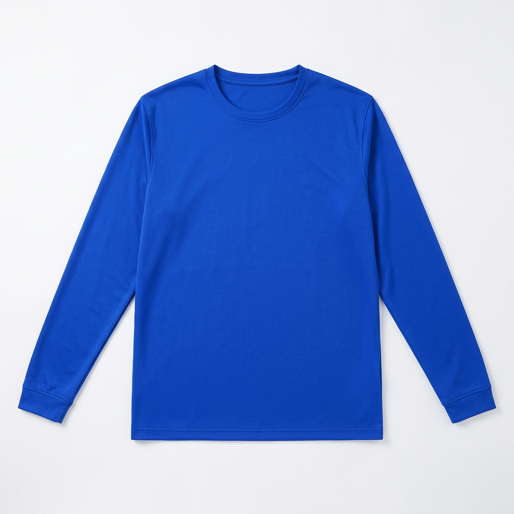 Playera cuello redondo manga larga