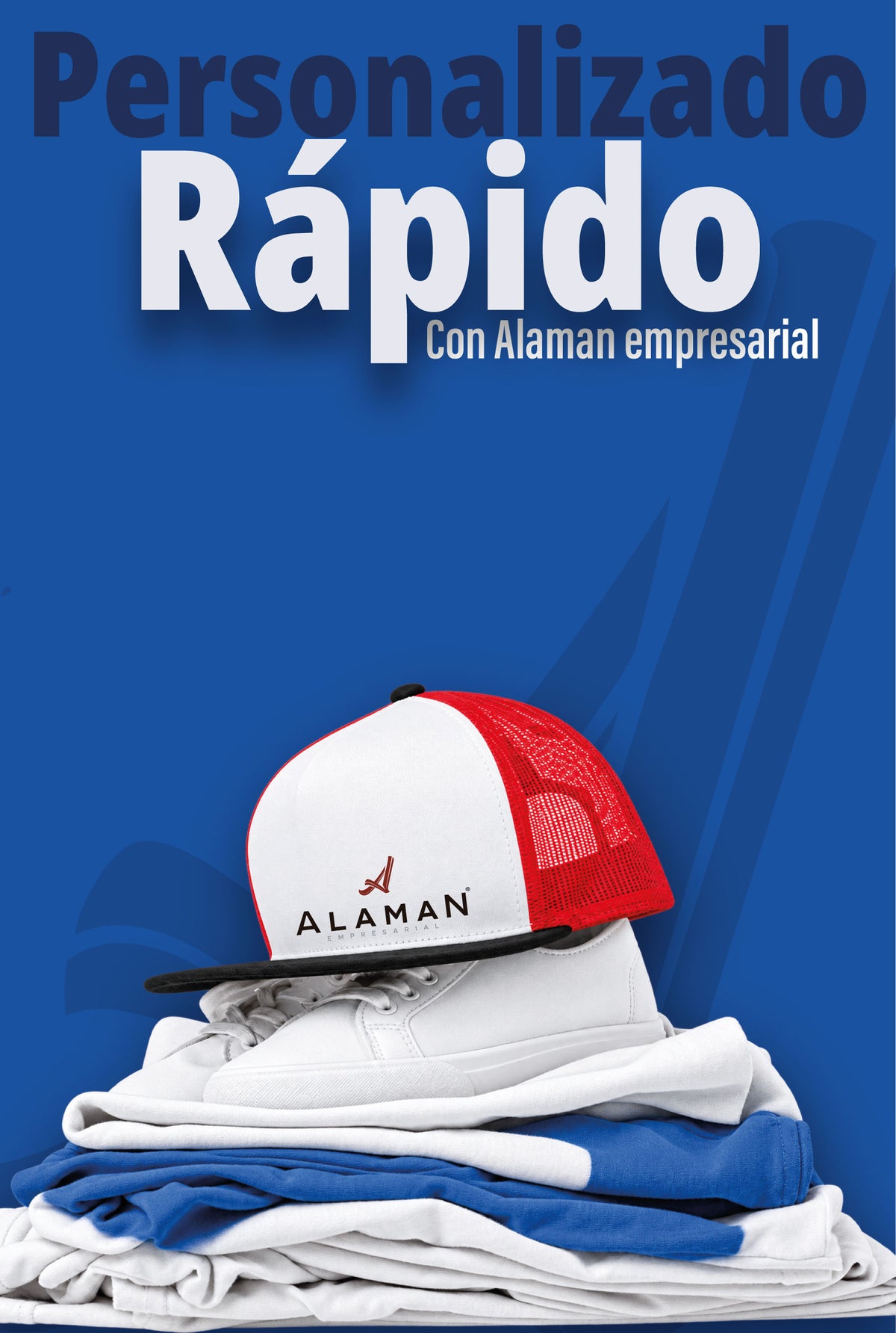 Personalización de marca: tu logo, bien bordado. Bordado, serigrafía y sublimado.