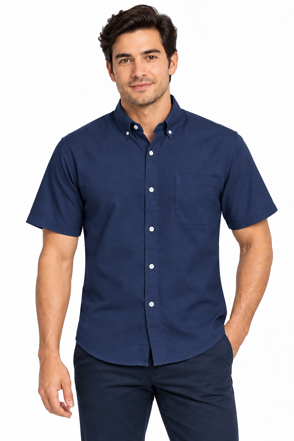 Camisa caballero manga corta