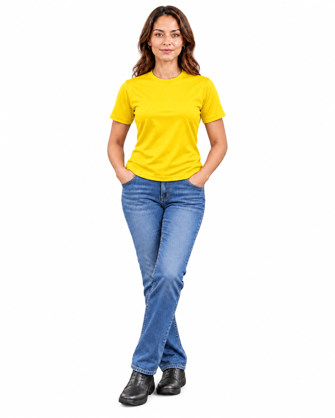 Playera cuello redondo