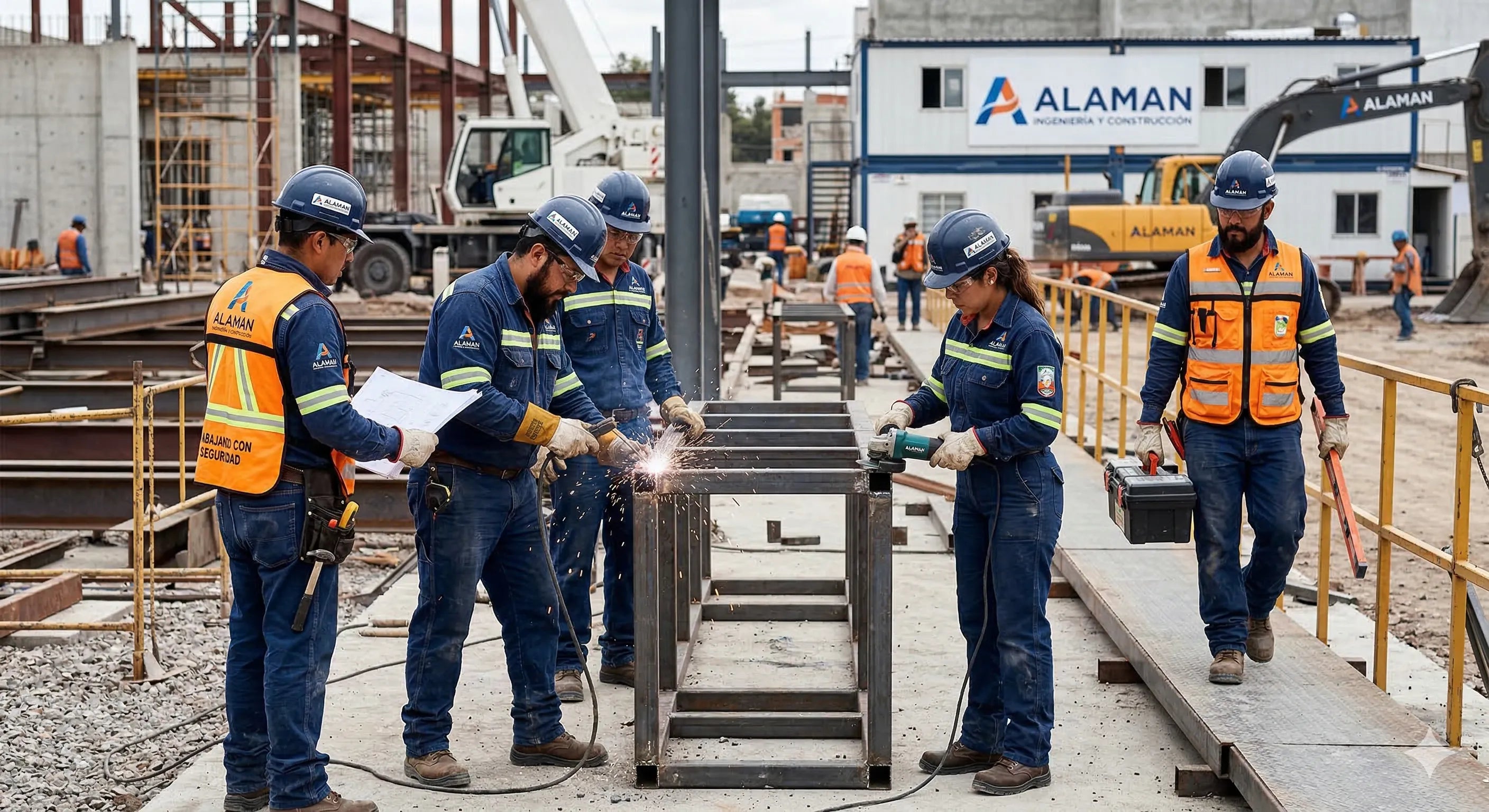 Alamán en acción
